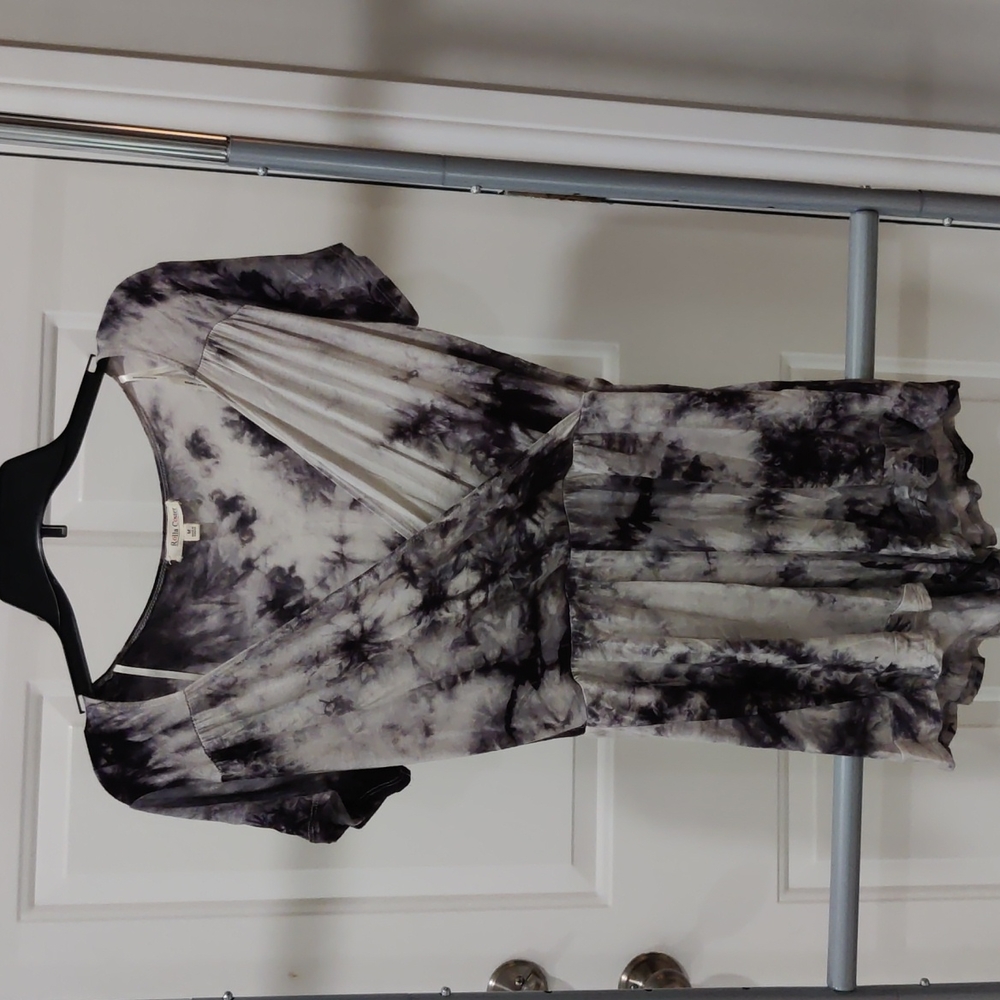 Rolla Coster Tie Dye Wrap Romper